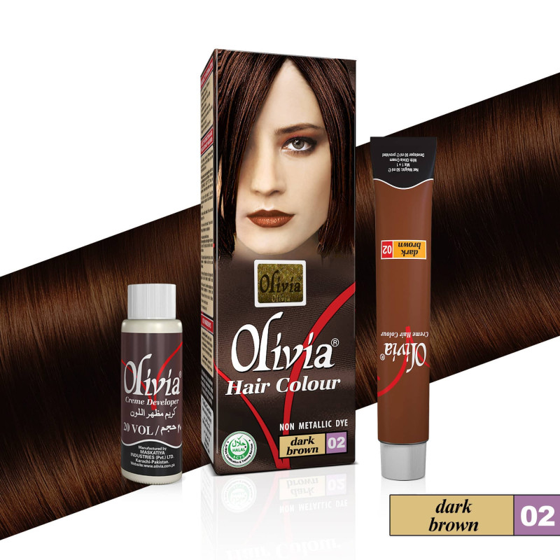 Olivia Hair Color (Dark Brown)